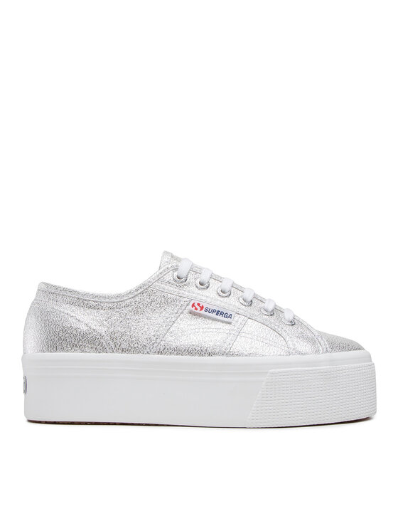 Superga Sneakers aus Stoff 2790 Lame S61174W Silberfarben Modivo
