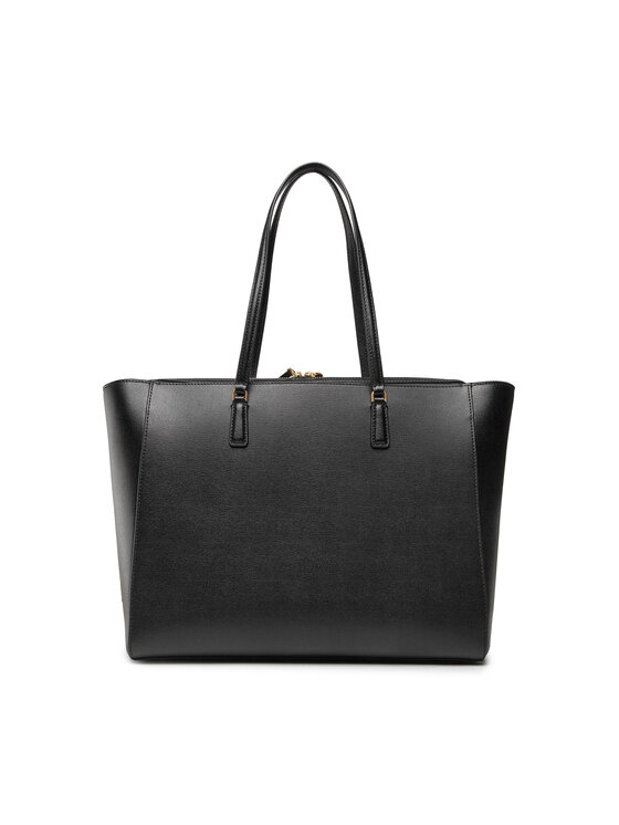 Tory burch black robinson tote shop