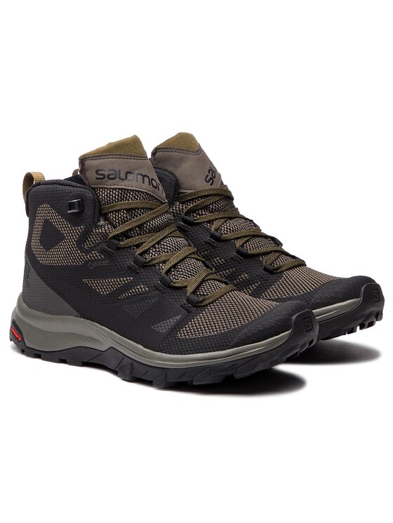 Salomon Salomon Туристически Outline Mid Gtx GORE-TEX 404763 27 V0 Черен