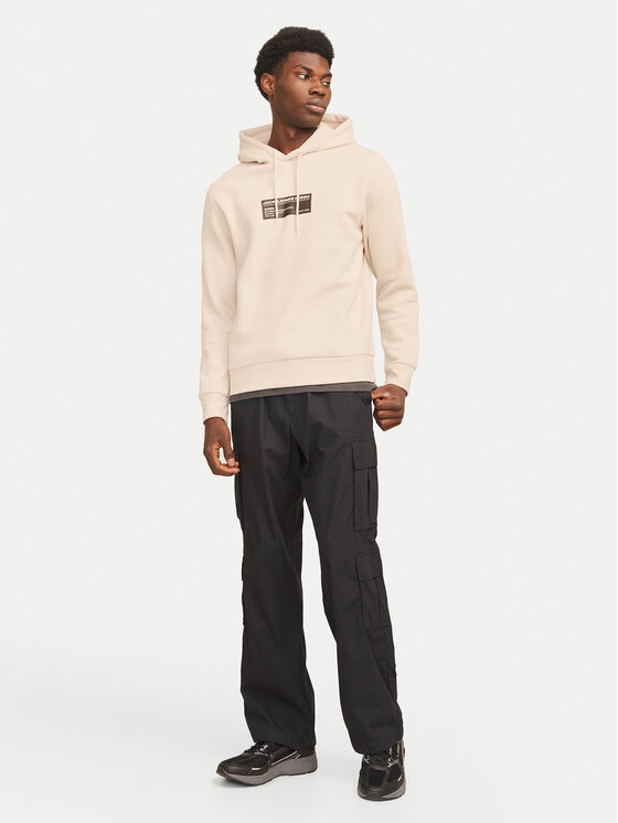 Jack&Jones Jack&Jones Суитшърт Terrain 12271202 Бежов Standard Fit