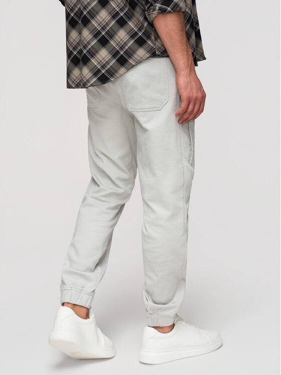 Ombre Ombre Joggery P1521 Szary jasny Relaxed Fit