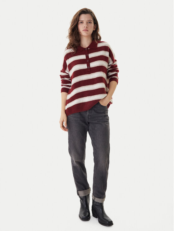 ONLY ONLY Pullover Talio 15358606 Dunkelrot Regular Fit