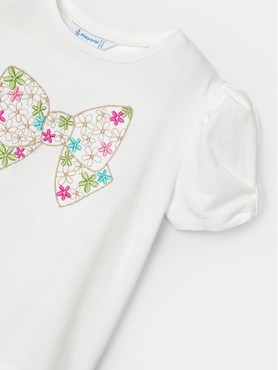 Mayoral Mayoral Set tricou și fustă 3957 Roz Regular Fit