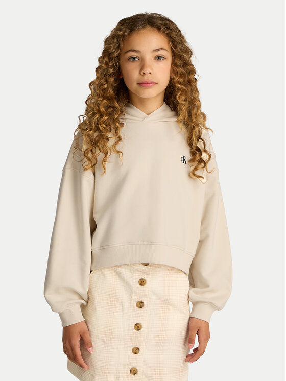 Calvin Klein Jeans Calvin Klein Jeans Суитшърт IG0IG02747 Бежов Regular Fit