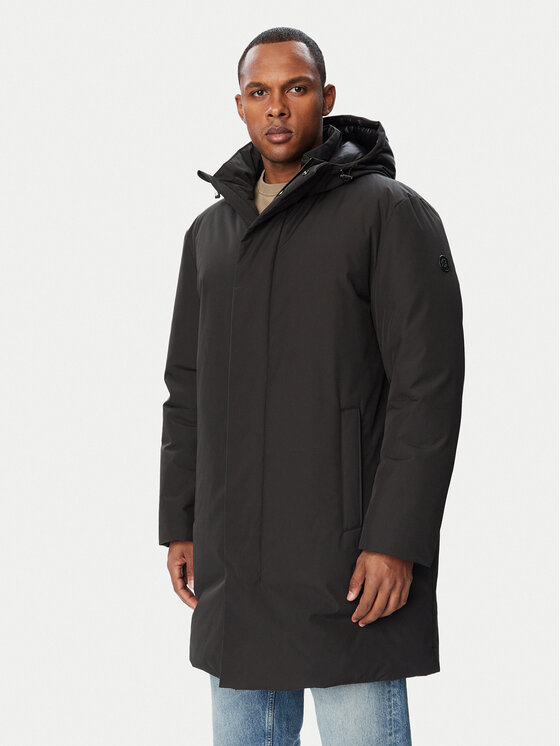 BOSS BOSS Пухено яке C-Delio 505685113 Черен Regular Fit