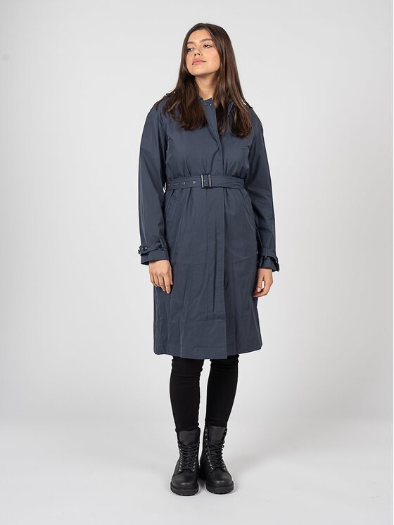Geox Geox Płaszcz W2621S T2676 Granatowy Regular Fit
