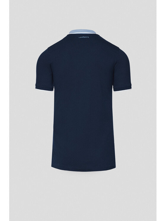 Lancerto Lancerto Polo Borin PO073125000013 Granatowy Regular Fit