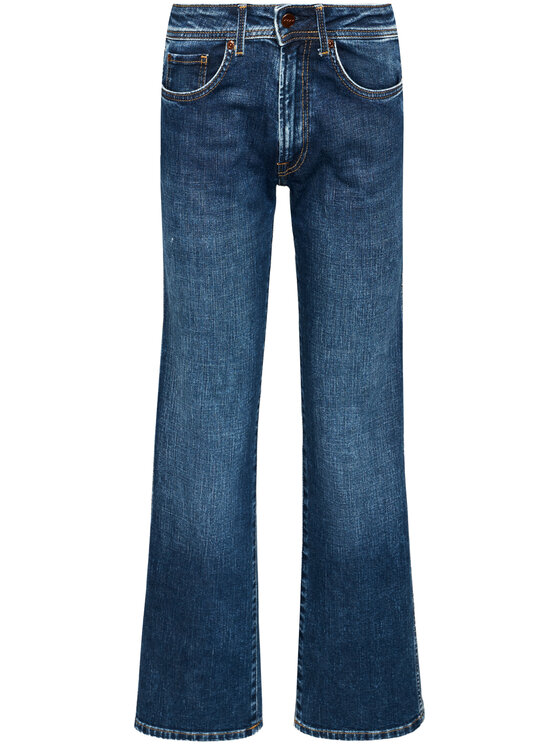 Pepe Jeans Pepe Jeans Jeansy Relaxed Fit PEPE ARCHIVE New Olympia PL203763D Granatowy Relaxed Fit