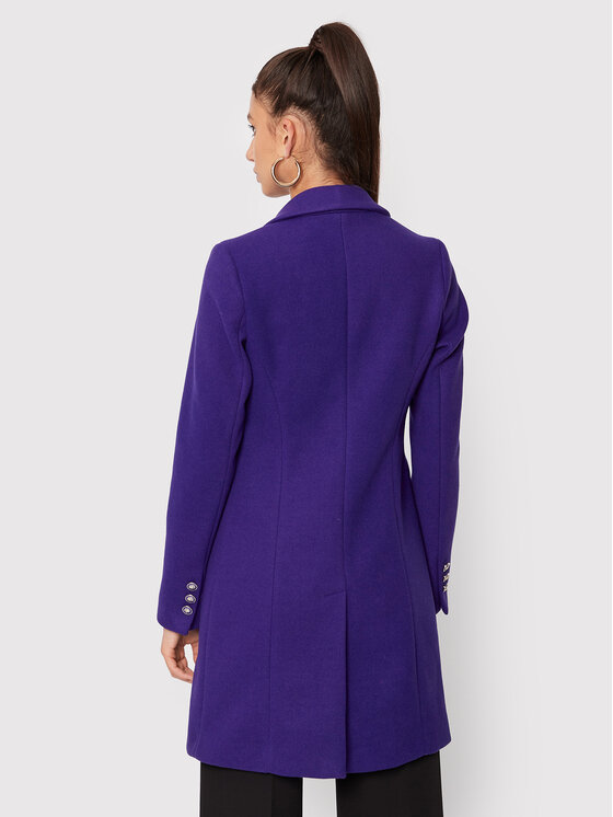 Maryley Maryley Cappotto di transizione 22IB149/5CVI Viola Regular Fit