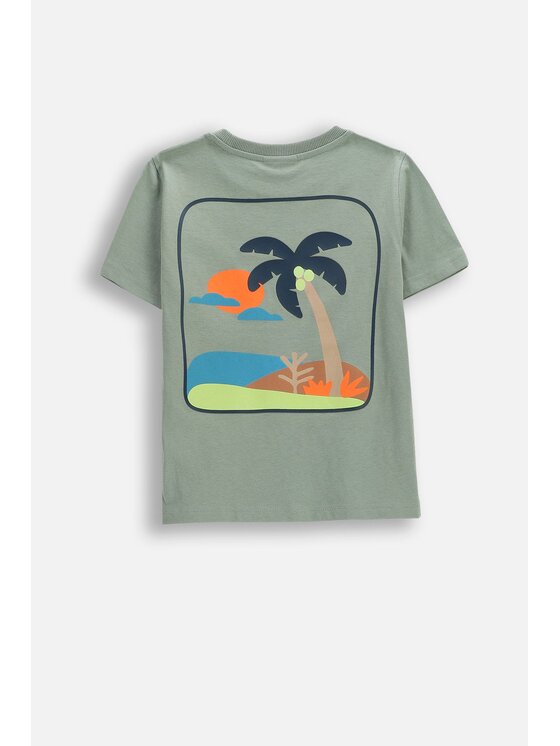 Coccodrillo Coccodrillo T-Shirt WC6143204TBK-011 Zielony Regular Fit