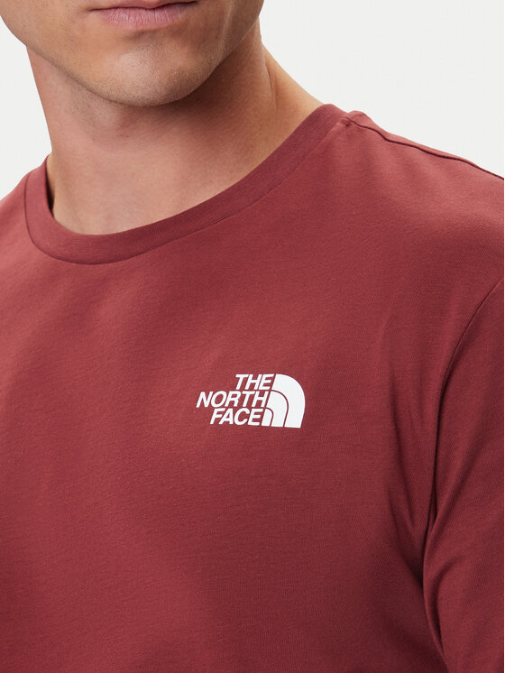 The North Face The North Face T-Shirt Redbox NF0A87NP Rot Regular Fit