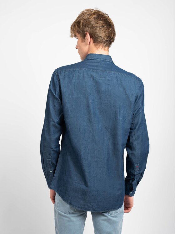 Antony Morato Antony Morato Košile MMSL00520 FA400019 Modrá Regular Fit