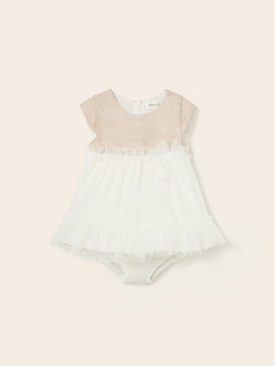 Mayoral Mayoral Elegantes Kleid 1819 Écru