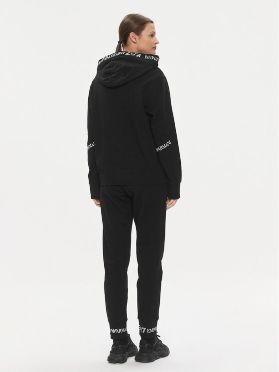EA7 Emporio Armani EA7 Emporio Armani Trenerka 8NTV52 TJTXZ 1200 Crna Regular Fit