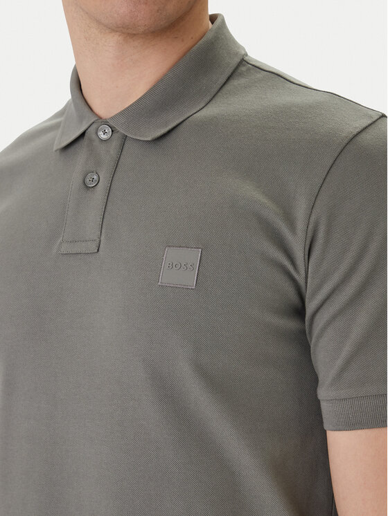 BOSS BOSS Polo marškinėliai Passenger 50507803 Pilka Slim Fit