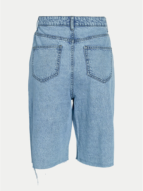 Noisy May Noisy May Szorty jeansowe Jytte 27030816 Niebieski Straight Fit