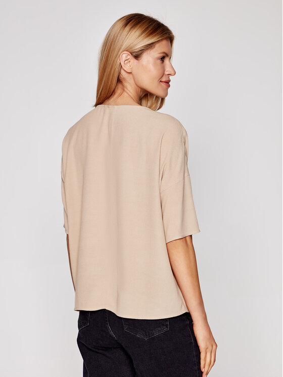 Samsøe Samsøe Samsøe Samsøe Bluza Mains F00012102 Rjava Oversize