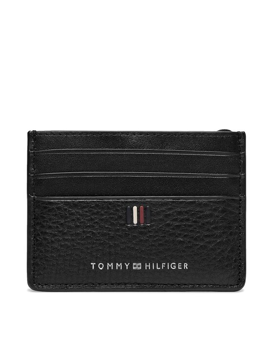 Tommy Hilfiger Etui pentru carduri Th Central Cc Holder AM0AM11858 Negru