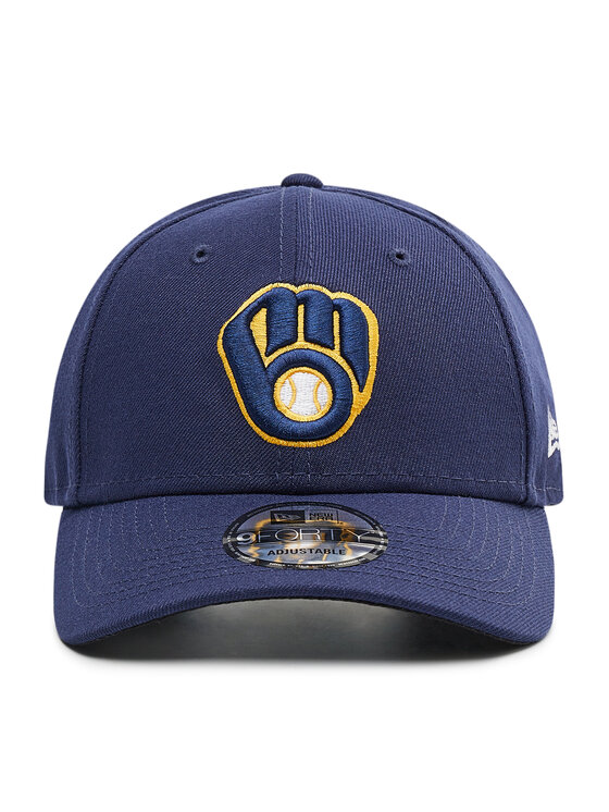 New Era New Era Kepurė su snapeliu Milwaukee Brewers The League 12344781 Tamsiai mėlyna