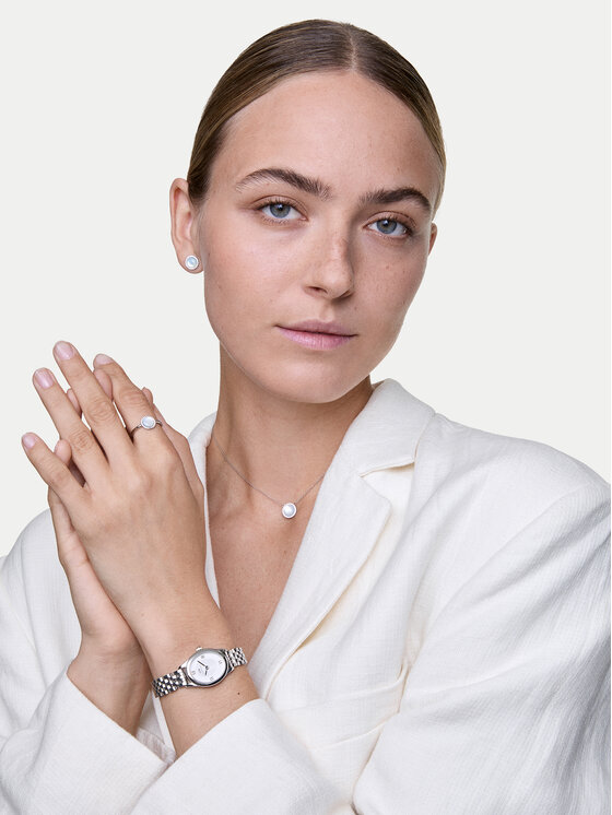 Daniel Wellington Daniel Wellington Zegarek DW00100808 Srebrny