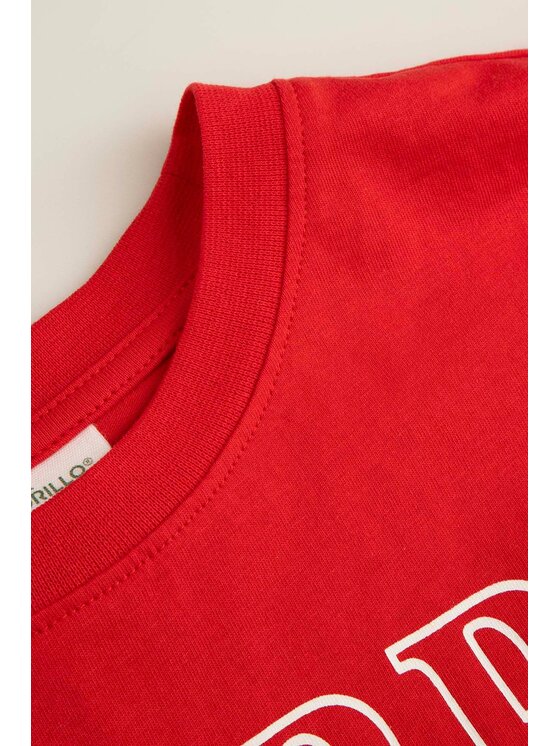 Coccodrillo Coccodrillo T-Shirt WC6143202TUG-009 Czerwony Regular Fit