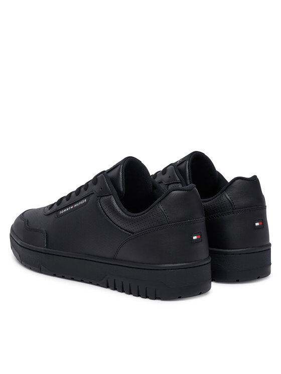 Tommy Hilfiger Tommy Hilfiger Superge Th Basket Core Leather FM0FM05927 Črna