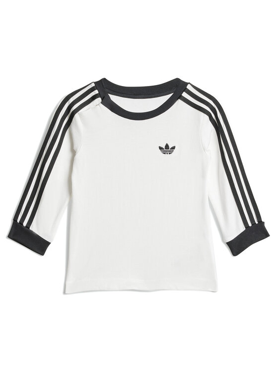 adidas adidas Set majica i hlače Denim JW5312 Bijela Regular Fit