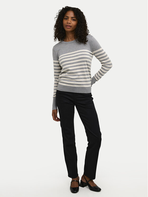 Kaffe Kaffe Pulover Lizza 10509065 Siva Regular Fit
