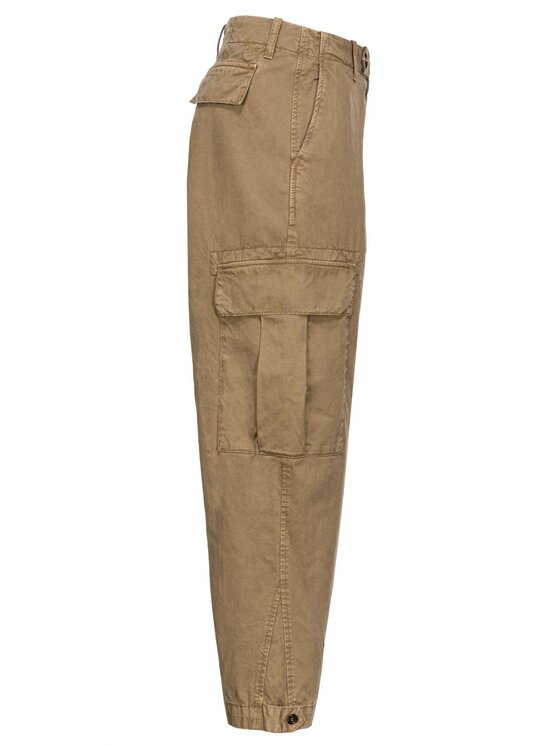 PINKO PINKO Pantaloni chino 103856-a20o-l06 Marrone Regular Fit
