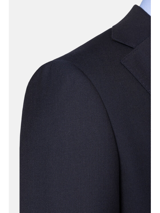 Lancerto Lancerto Marynarka Bafra MA073223000002 Granatowy Slim Fit