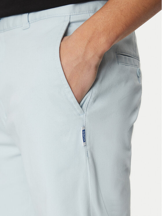 HUGO HUGO Шорти з тканини Dante242 50510605 Світло-синій Regular Fit