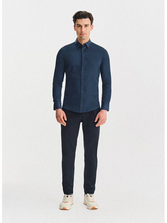 Pako Lorente Pako Lorente Koszula P25WF-1X-019 Granatowy Slim Fit