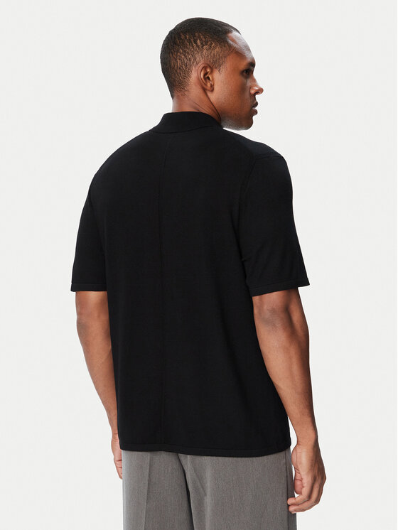Calvin Klein Calvin Klein Polo LV04LH328G Czarny Regular Fit