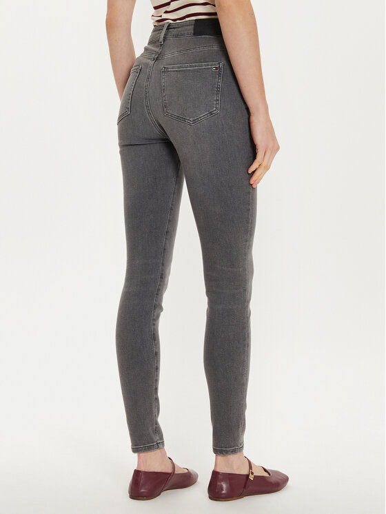 Tommy Hilfiger Tommy Hilfiger Jeansy Harlem WW0WW44117 Szary Skinny Fit