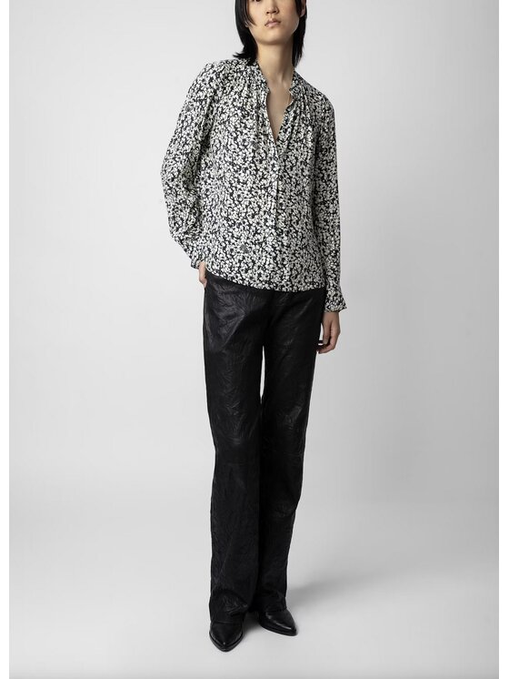 Zadig&Voltaire Zadig&Voltaire Bluzka WWSH536VAN Écru Modern Fit
