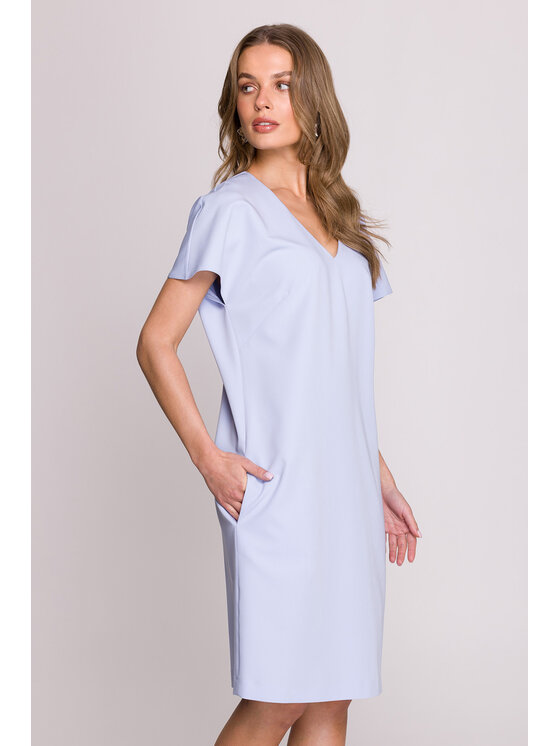 Stylove Stylove Letní šaty S392 Světle modrá Premium Fit