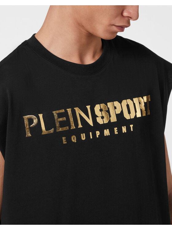 Plein Sport Plein Sport Tank top 24099 Czarny Regular Fit