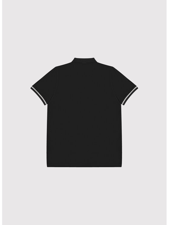 Pako Lorente Pako Lorente Polo P26WN-TX-007 Czarny Regular Fit