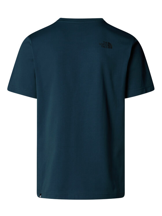 The North Face The North Face Tričko Fine NF0A8A6M Zelená Regular Fit