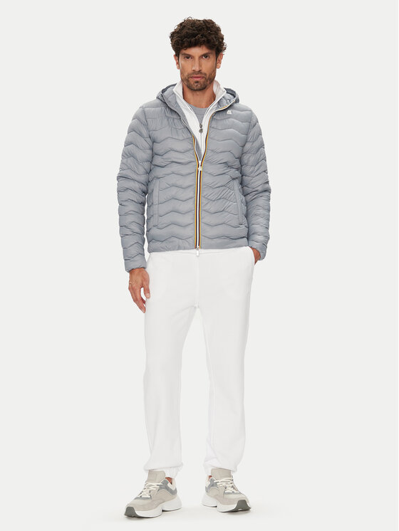 K-Way K-Way Μπουφάν μεταβατικό Jack K6121HW Γκρι Slim Fit