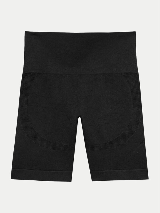 4F 4F Szorty sportowe 4FWSS24TFSHF496 Czarny Slim Fit