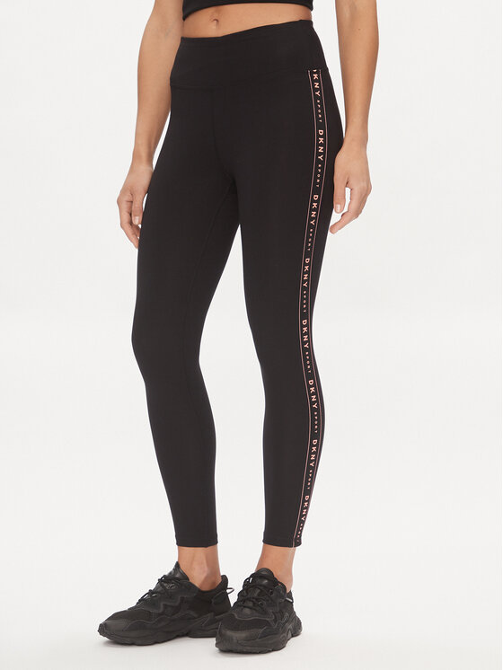 DKNY Sport Leggings DP3P1883 Nero Slim Fit, taglia : XS