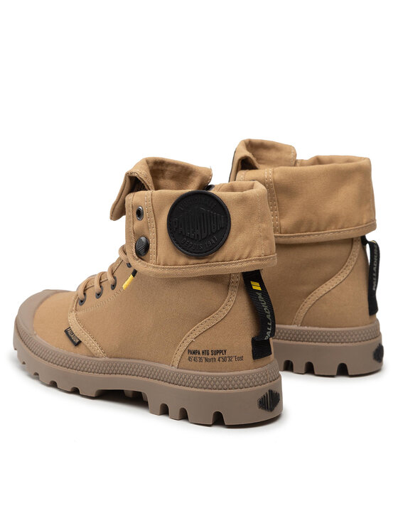Palladium Palladium Schnürstiefeletten Pampa Baggy Supply 77964-227-M Braun