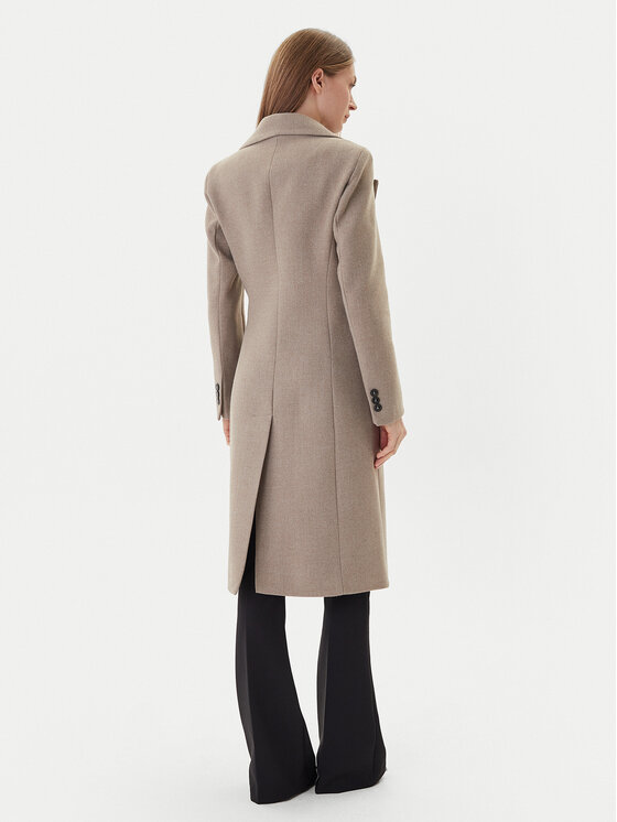 Maryley Maryley Kevad-sügis mantel 25IB807/01SS Beež Regular Fit