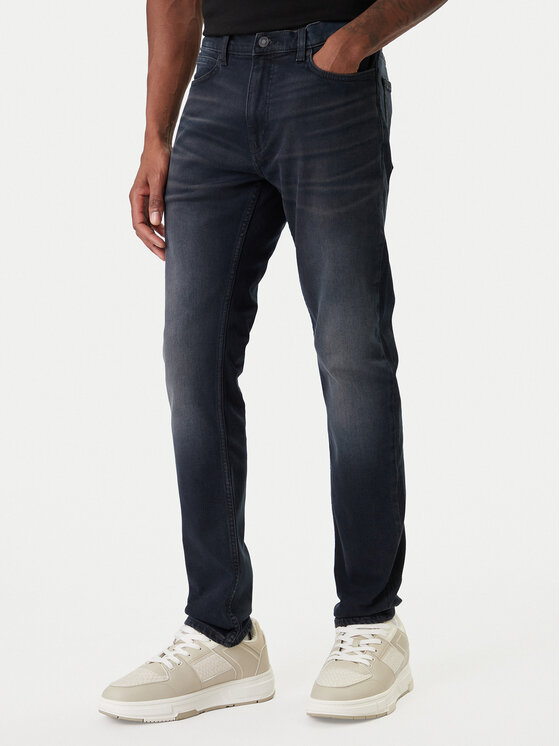 HUGO HUGO Jeans hlače 50555175 Mornarsko modra Extra Slim Fit