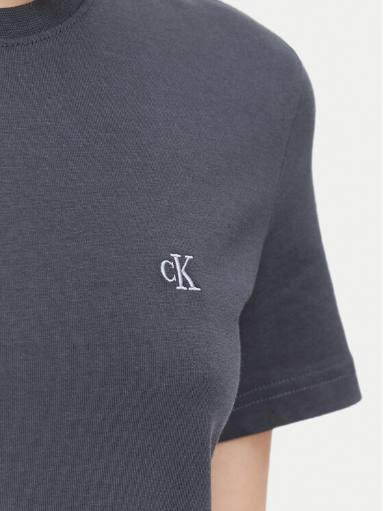 Calvin Klein Jeans Calvin Klein Jeans Тишърт Monogram LV047B224G Тъмносив Regular Fit