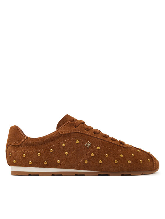 Tommy Hilfiger Tenisice Th Bella Low Profile Studs FW0FW09882 Smeđa