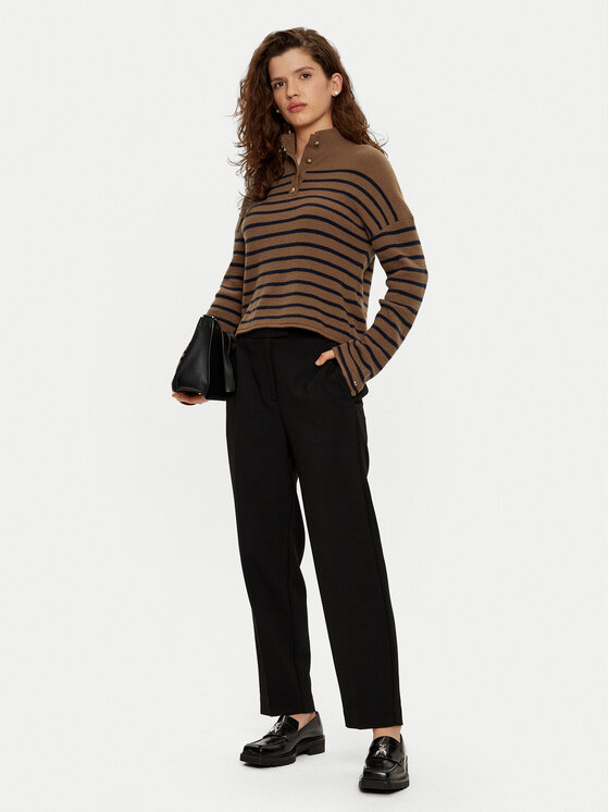 Tommy Hilfiger Tommy Hilfiger Pulover WW0WW44981 Rjava Relaxed Fit