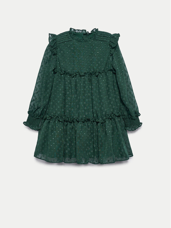 Abel & Lula Abel & Lula Vsakodnevna obleka 5526 Zelena Regular Fit