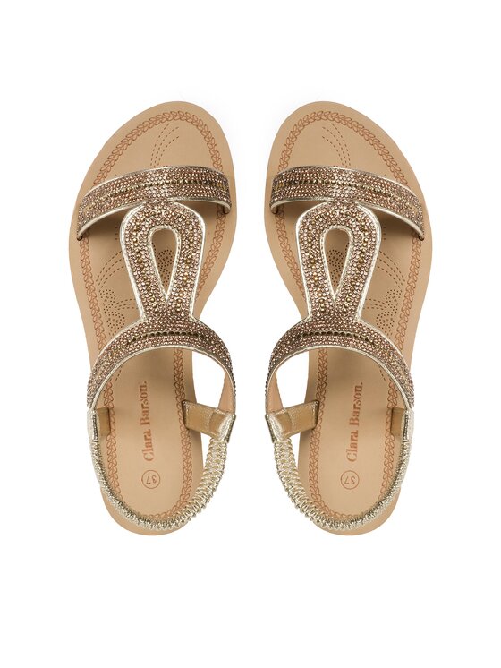 Clara Barson Clara Barson Sandalen WSS20835-01A Goldfarben